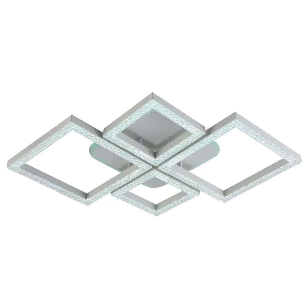 Фото 2 Люстра потолочная светодиодная Profit Light 5877/4C WHT с пультом управления 10 м² регулируемый белый свет цвет белый Фото 2 Люстра потолочная светодиодная Profit Light 5877/4C WHT с пультом управления 10 м² регулируемый белый свет цвет белый