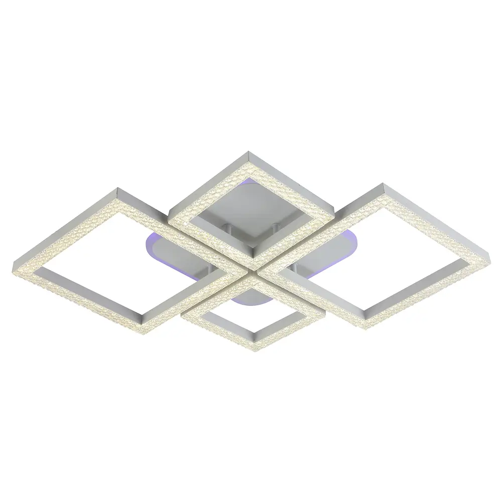 Фото 3 Люстра потолочная светодиодная Profit Light 5877/4C WHT с пультом управления 10 м² регулируемый белый свет цвет белый Фото 3 Люстра потолочная светодиодная Profit Light 5877/4C WHT с пультом управления 10 м² регулируемый белый свет цвет белый