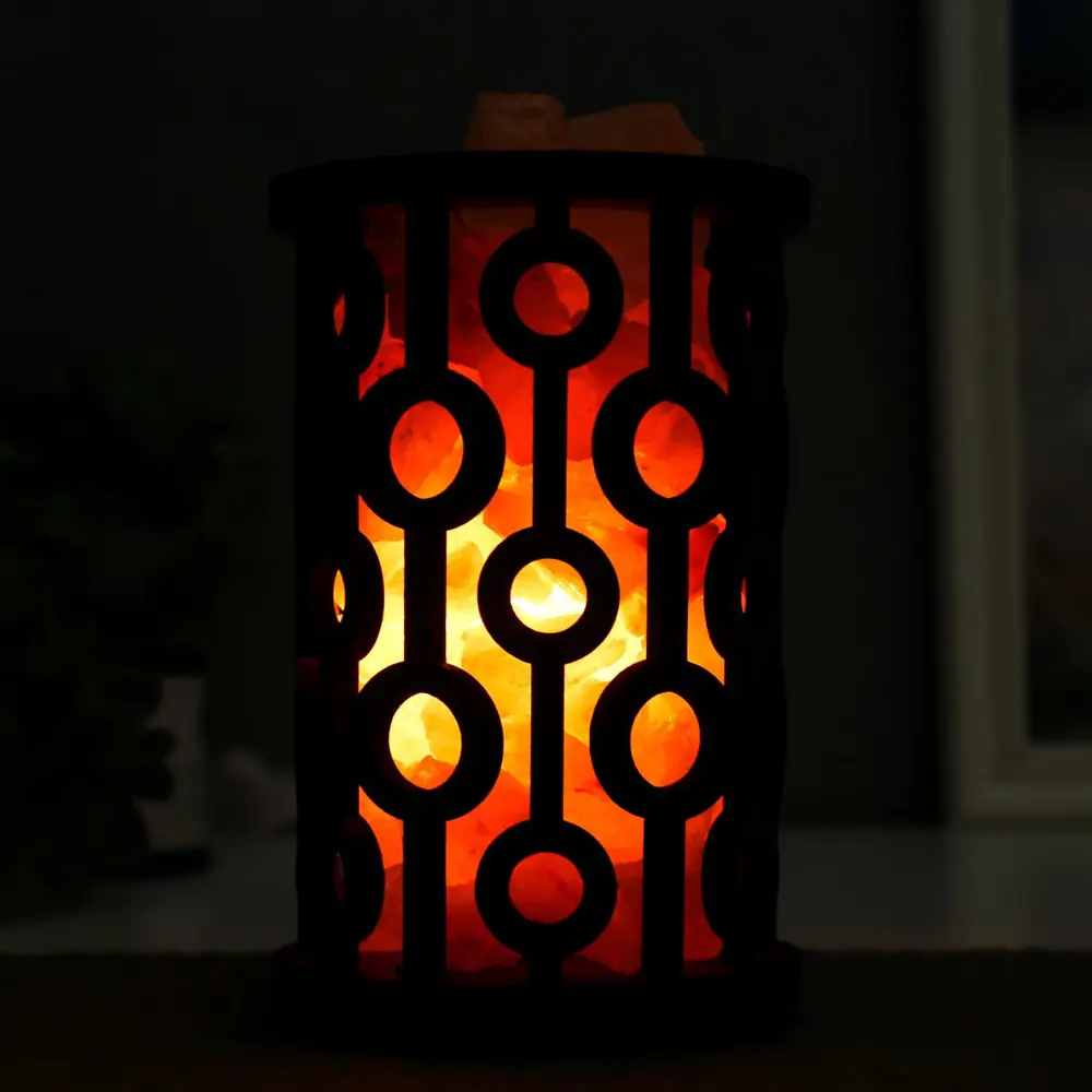 Фото 4 Настольная лампа Соль земли Круги 5487402 цвет оранжевый/медный Фото 4 Настольная лампа Соль земли Круги 5487402 цвет оранжевый/медный