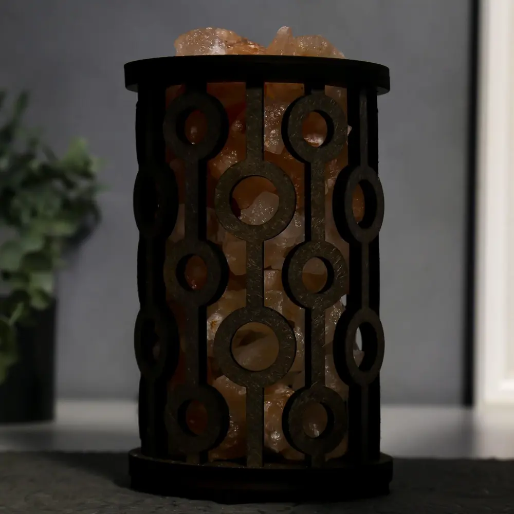 Фото 6 Настольная лампа Соль земли Круги 5487402 цвет оранжевый/медный Фото 6 Настольная лампа Соль земли Круги 5487402 цвет оранжевый/медный