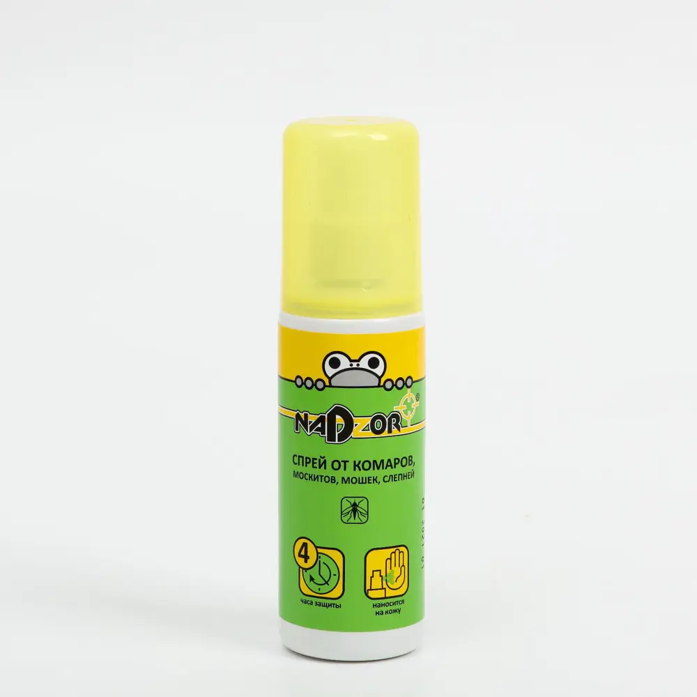 Фото Спрей Nadzor от комаров москитов мошек слепней 100 мл Фото Спрей Nadzor от комаров москитов мошек слепней 100 мл
