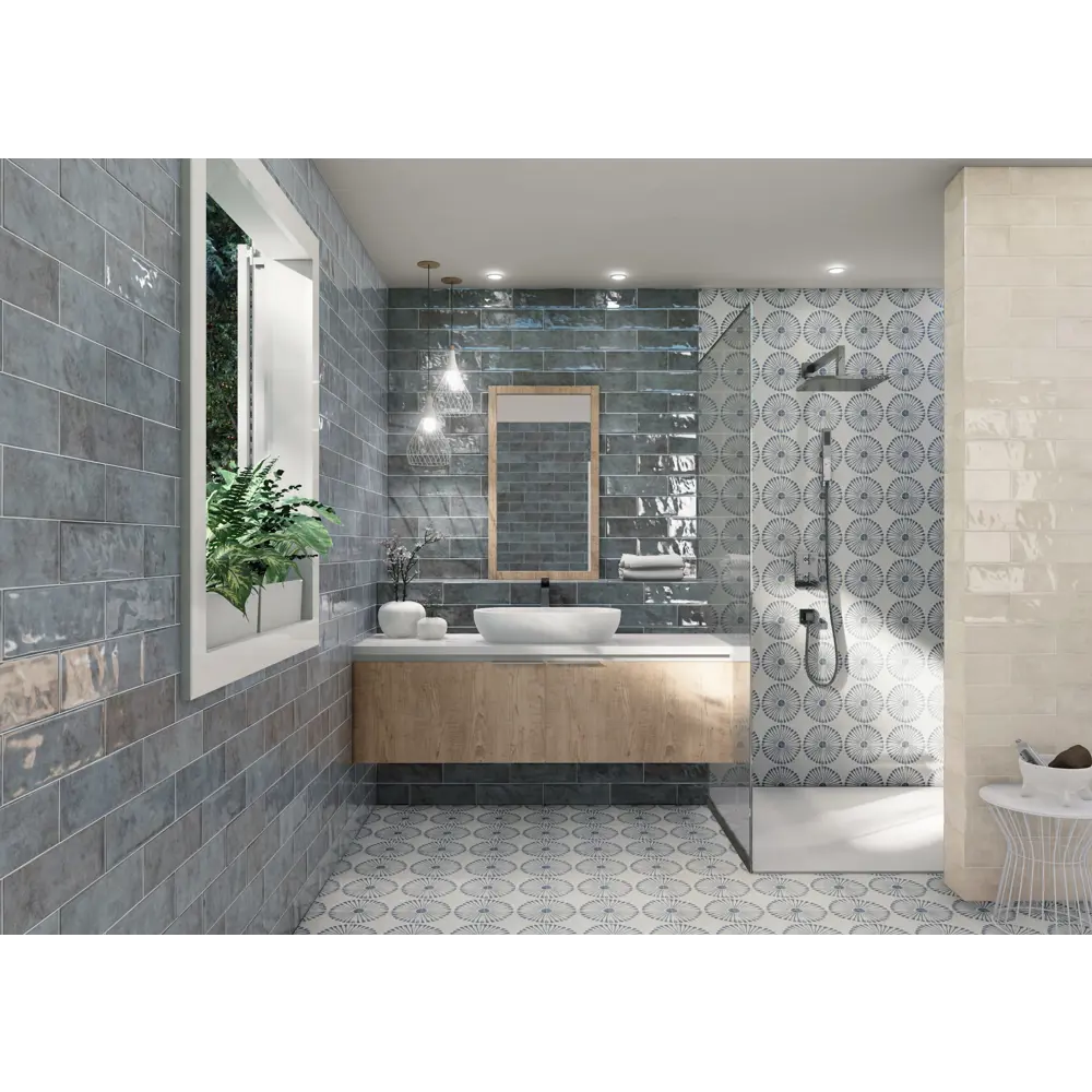 Фото 2 Керамическая плитка Mainzu Cinqueterre Cinque Terre Blu 10x30см 1.02 м² цвет синий, цена за упаковку Фото 2 Керамическая плитка Mainzu Cinqueterre Cinque Terre Blu 10x30см 1.02 м² цвет синий, цена за упаковку