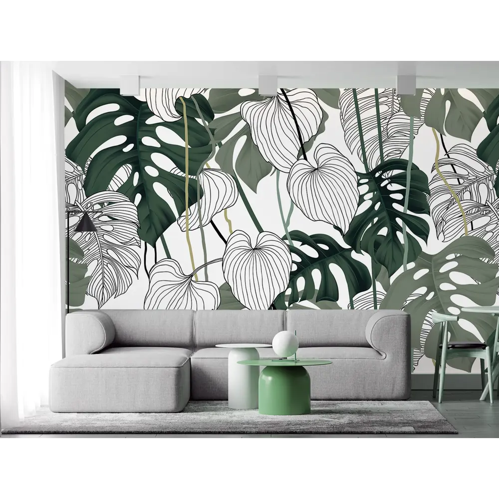 Фото 4 Фотообои флизелиновые Luxury walls 400x270 см Листья AM18604 Фото 4 Фотообои флизелиновые Luxury walls 400x270 см Листья AM18604