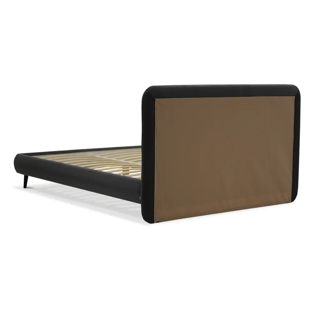 Фото 7 Кровать Ладья Сэлва 140x200 см велюр цвет серый