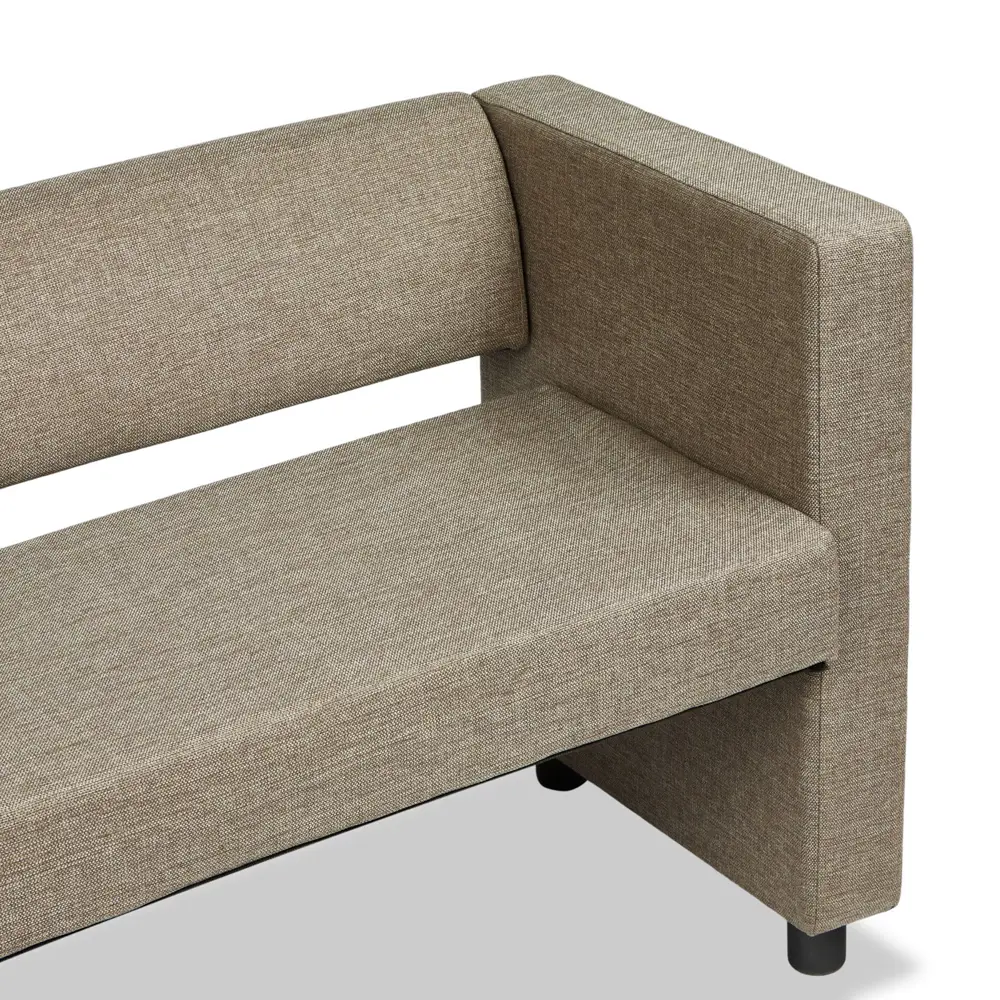 Фото 4 Диван Берри 77000132 128x68x52 см рогожка цвет коричневый Фото 4 Диван Берри 77000132 128x68x52 см рогожка цвет коричневый