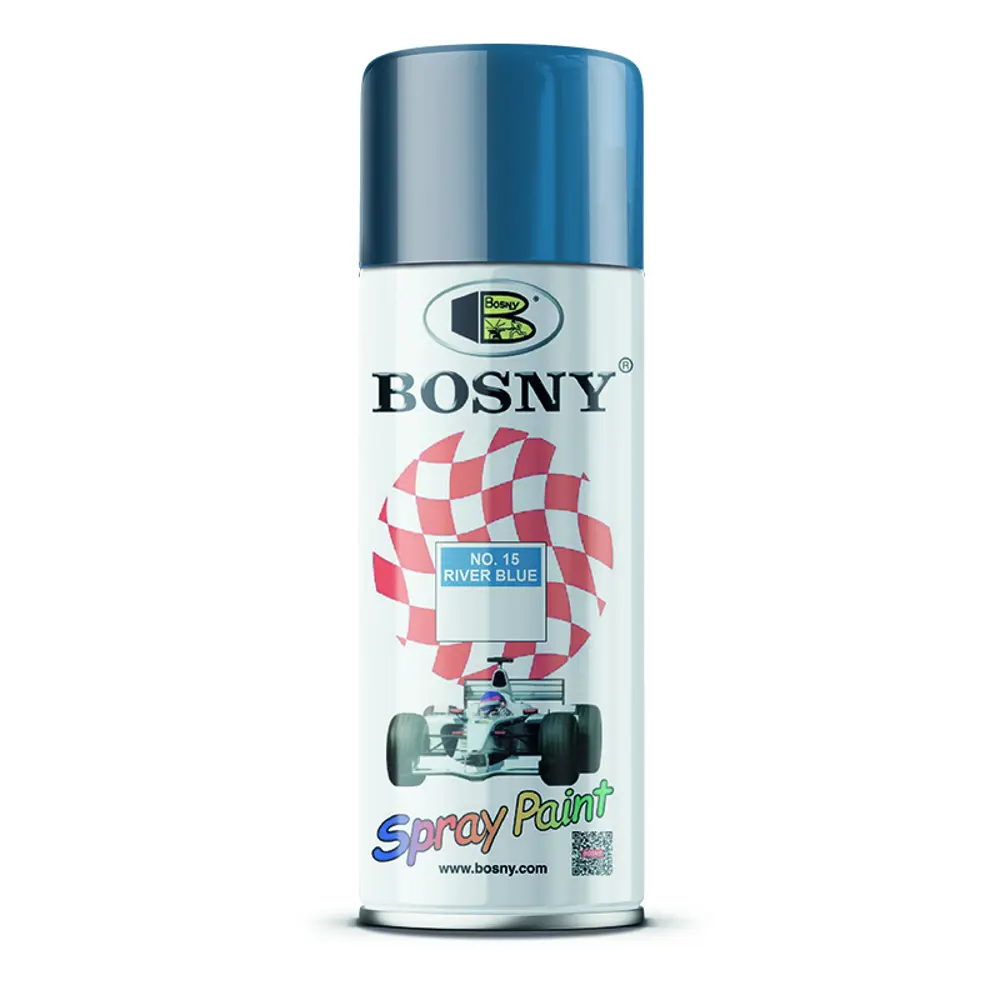 Фото Эмаль Bosny Ral 5012 синий 0.4 л Фото Эмаль Bosny Ral 5012 синий 0.4 л