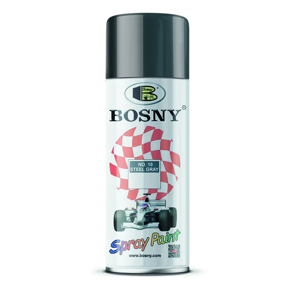 Фото Эмаль Bosny Ral 7011 серый серебристый 0.4 л Фото Эмаль Bosny Ral 7011 серый серебристый 0.4 л