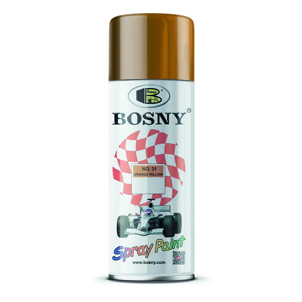 Фото Эмаль Bosny Ral 1007 жёлтый золотой 0.4 л Фото Эмаль Bosny Ral 1007 жёлтый золотой 0.4 л