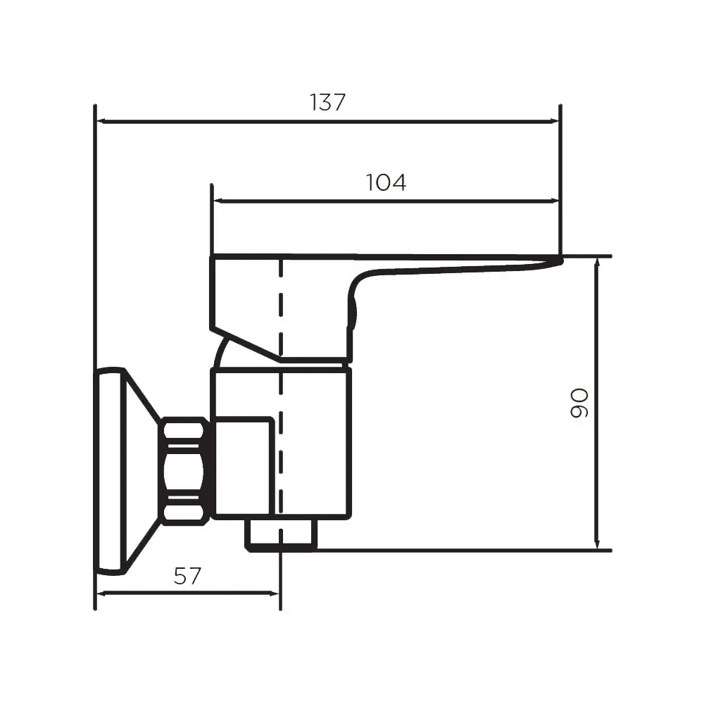 Фото 7 Смеситель для душа Stworki 573881 однорычажный цвет хром