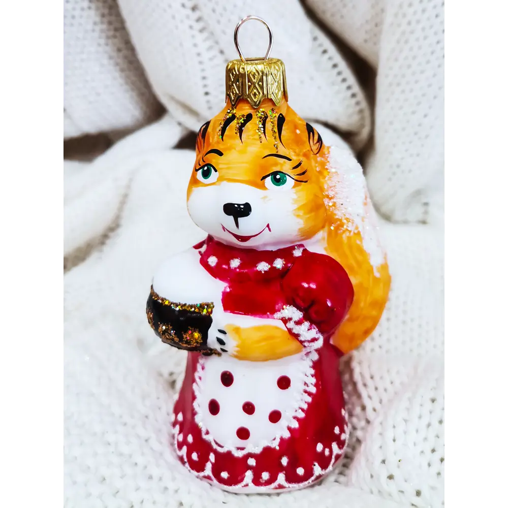 Фото Елочная игрушка Лисичка Коломеев ФУ-554 9 см х 4 см разноцветный Фото Елочная игрушка Лисичка Коломеев ФУ-554 9 см х 4 см разноцветный