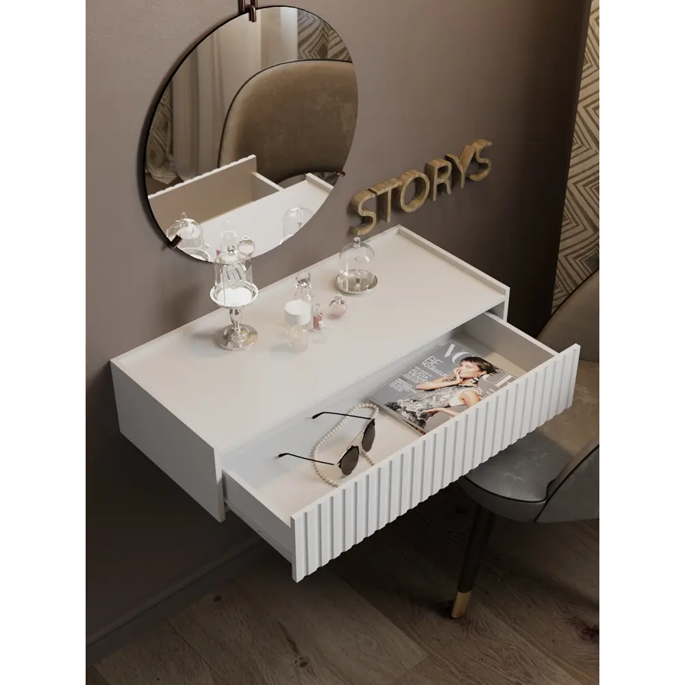 Фото Тумба с бортиком с выдвижными ящиками Play Сити 50x18x34 см 1 ящик ЛДСП цвет белый Фото Тумба с бортиком с выдвижными ящиками Play Сити 50x18x34 см 1 ящик ЛДСП цвет белый