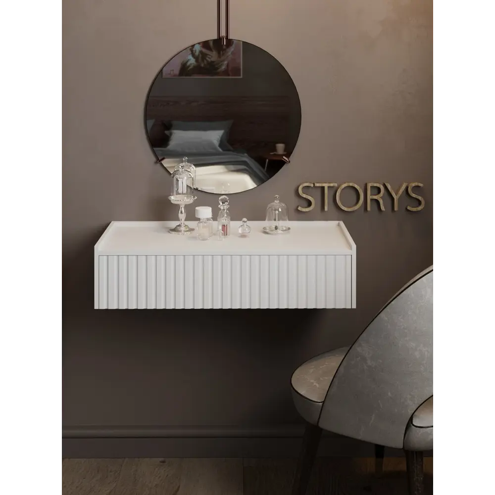 Фото 2 Тумба с бортиком с выдвижными ящиками Play Сити 50x18x34 см 1 ящик ЛДСП цвет белый Фото 2 Тумба с бортиком с выдвижными ящиками Play Сити 50x18x34 см 1 ящик ЛДСП цвет белый
