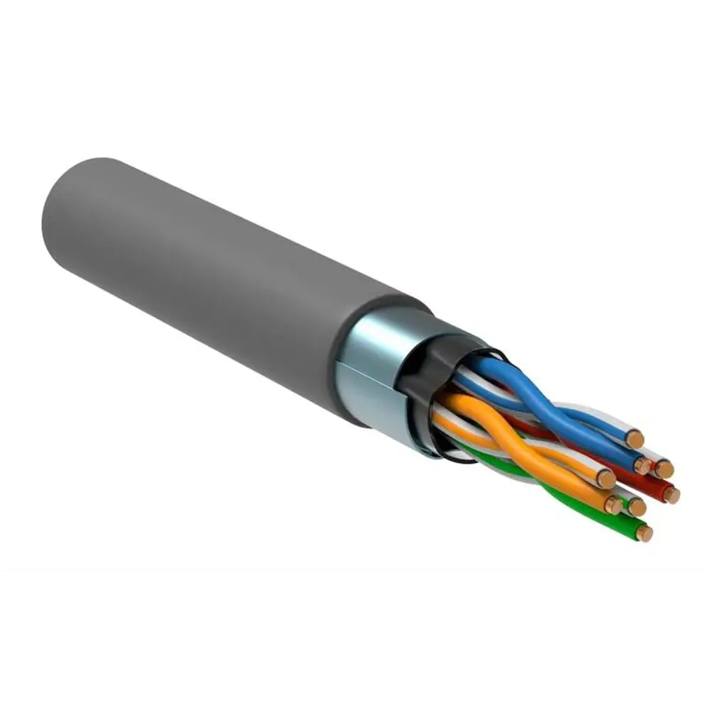 Фото Кабель витая пара ITK F/UTP 4x2x24 AWG PVC цвет серый Фото Кабель витая пара ITK F/UTP 4x2x24 AWG PVC цвет серый