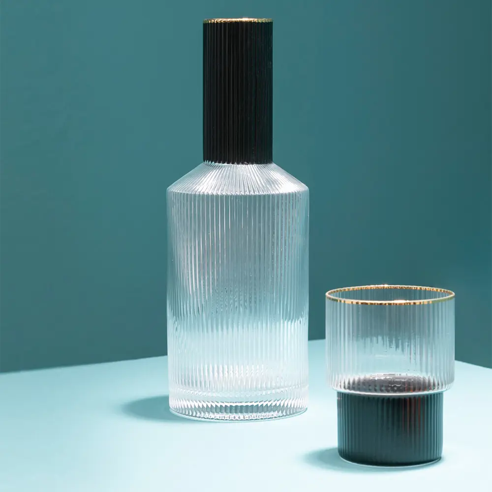 Фото 3 Набор стаканов для воды 2 шт 230 мл Premier housewares стекло цвет черное золото Фото 3 Набор стаканов для воды 2 шт 230 мл Premier housewares стекло цвет черное золото