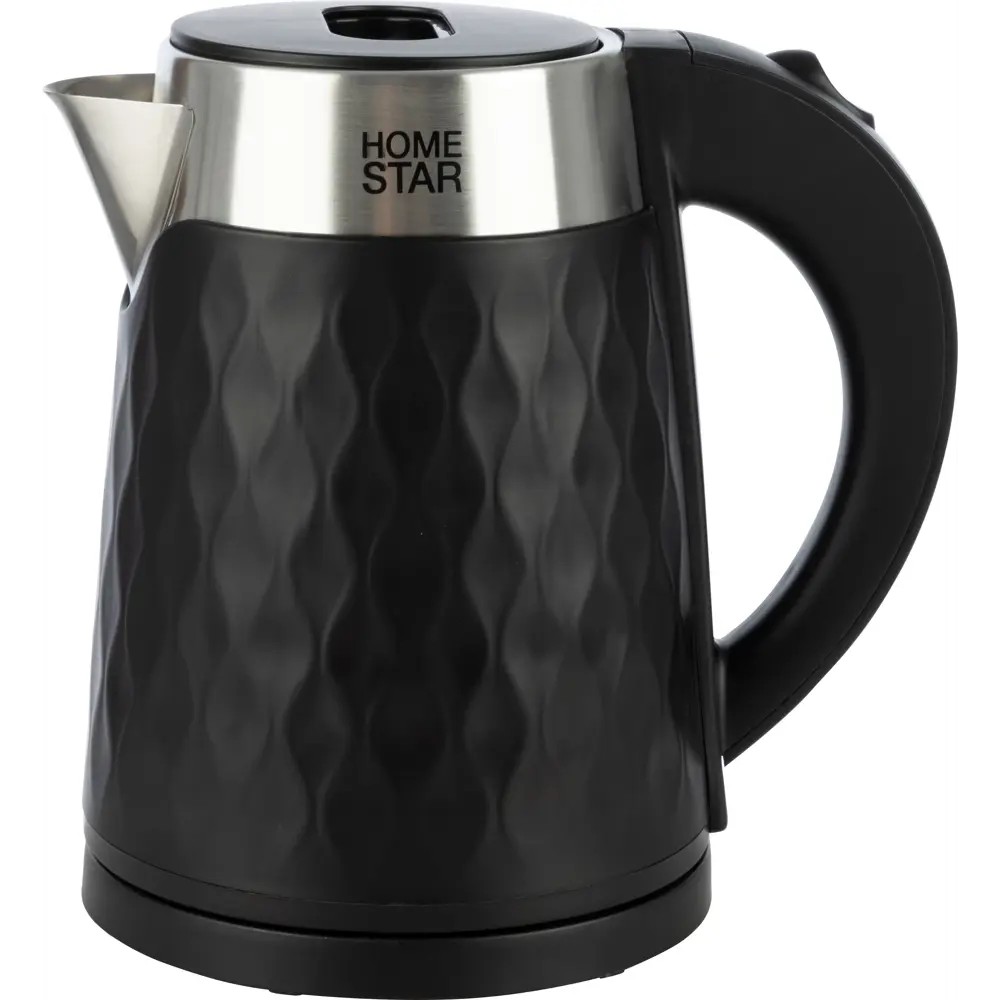 Фото 2 Электрический чайник Homestar Hs-1021 1.7 л металл цвет черный Фото 2 Электрический чайник Homestar Hs-1021 1.7 л металл цвет черный