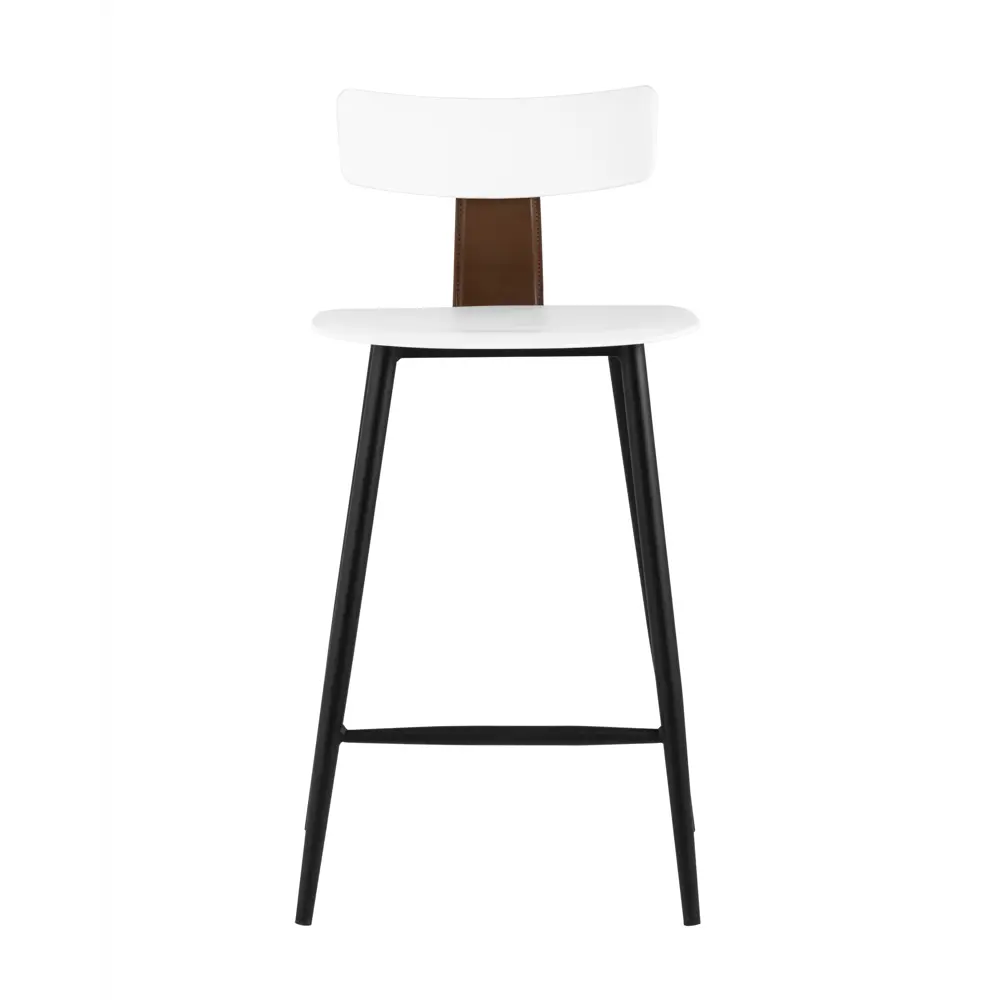 Фото 2 Полубарный стул Stool Group Ant 42x90x46 цвет белый/черный Фото 2 Полубарный стул Stool Group Ant 42x90x46 цвет белый/черный
