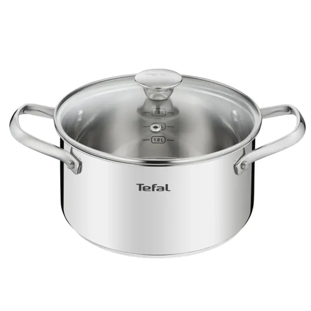 Фото Кастрюля с крышкой 3.1 л Tefal B9214474 нержавеющая сталь цвет нержавеющая сталь Фото Кастрюля с крышкой 3.1 л Tefal B9214474 нержавеющая сталь цвет нержавеющая сталь