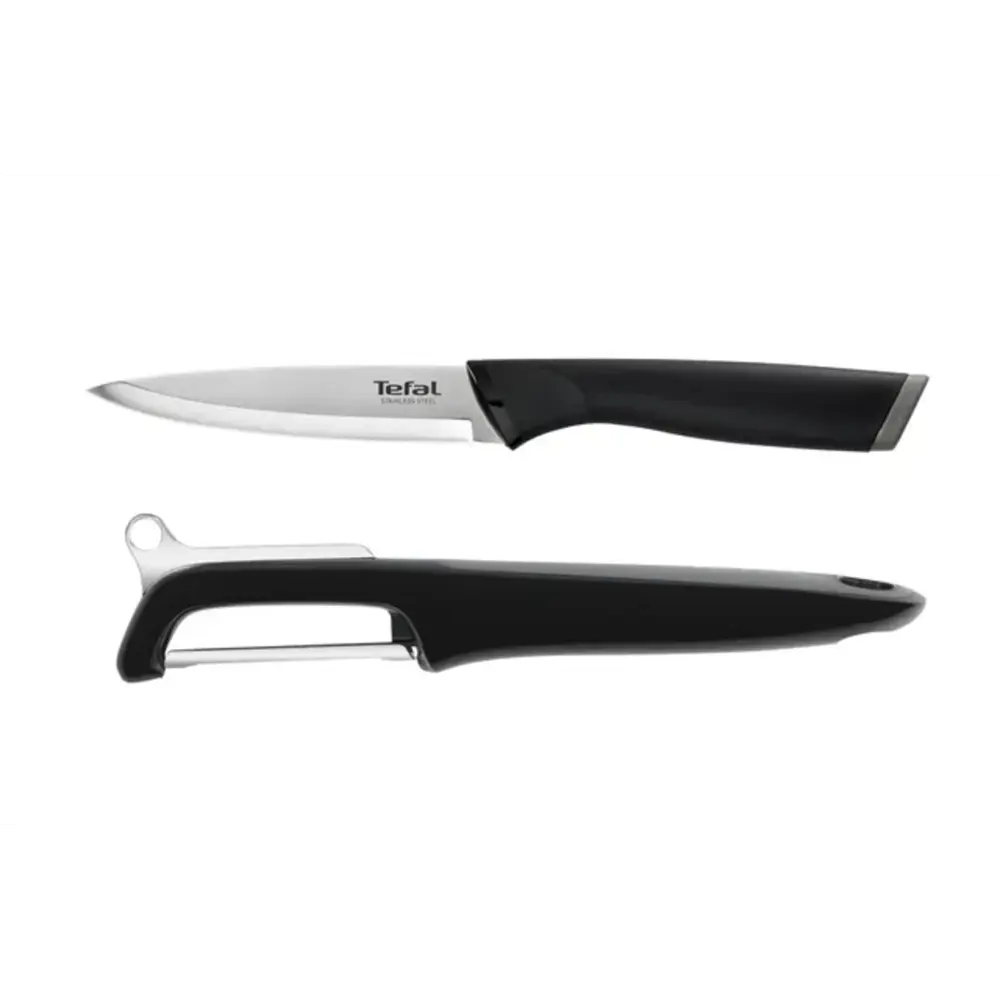 Фото Набор ножей 2 шт Tefal K2219255 лезвие 12 см цвет нержавеющая сталь Фото Набор ножей 2 шт Tefal K2219255 лезвие 12 см цвет нержавеющая сталь