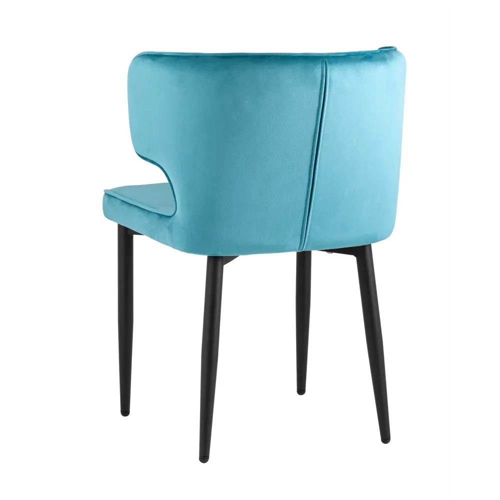 Фото 6 Кухонный стул Stool Group Матео 86x57x48 см велюр цвет бирюзовый 4 шт Фото 6 Кухонный стул Stool Group Матео 86x57x48 см велюр цвет бирюзовый 4 шт