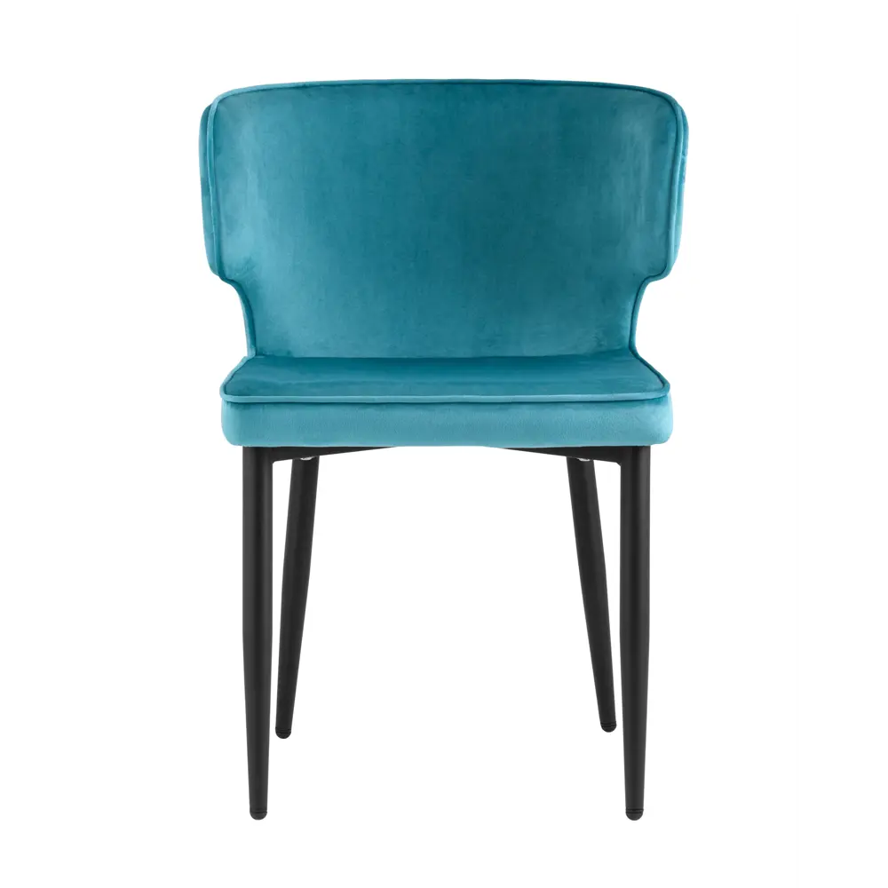 Фото 4 Кухонный стул Stool Group Матео 86x57x48 см велюр цвет бирюзовый 4 шт Фото 4 Кухонный стул Stool Group Матео 86x57x48 см велюр цвет бирюзовый 4 шт