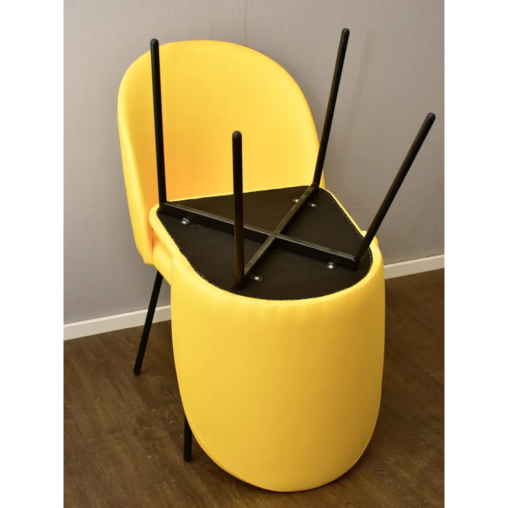 Фото 7 Кухонный стул Estente Arnold 50x50x90 см велюр желтый
