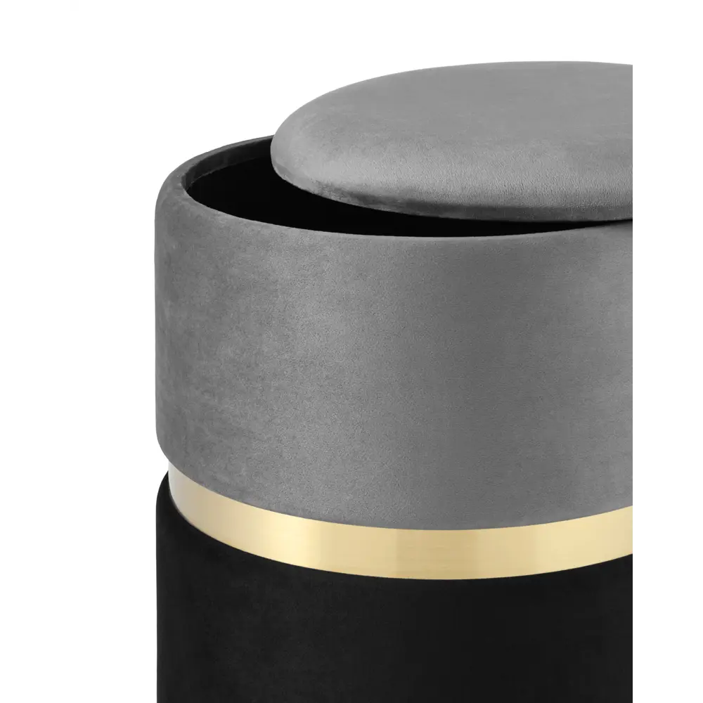 Фото 3 Пуф Stool Group 36x36 см цвет серо-черный 19A060VA-8167-55-70 Фото 3 Пуф Stool Group 36x36 см цвет серо-черный 19A060VA-8167-55-70