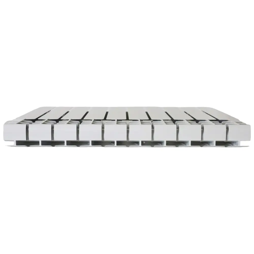 Фото 4 Радиатор Aqualink 500 10 секций боковое подключение биметалл белый