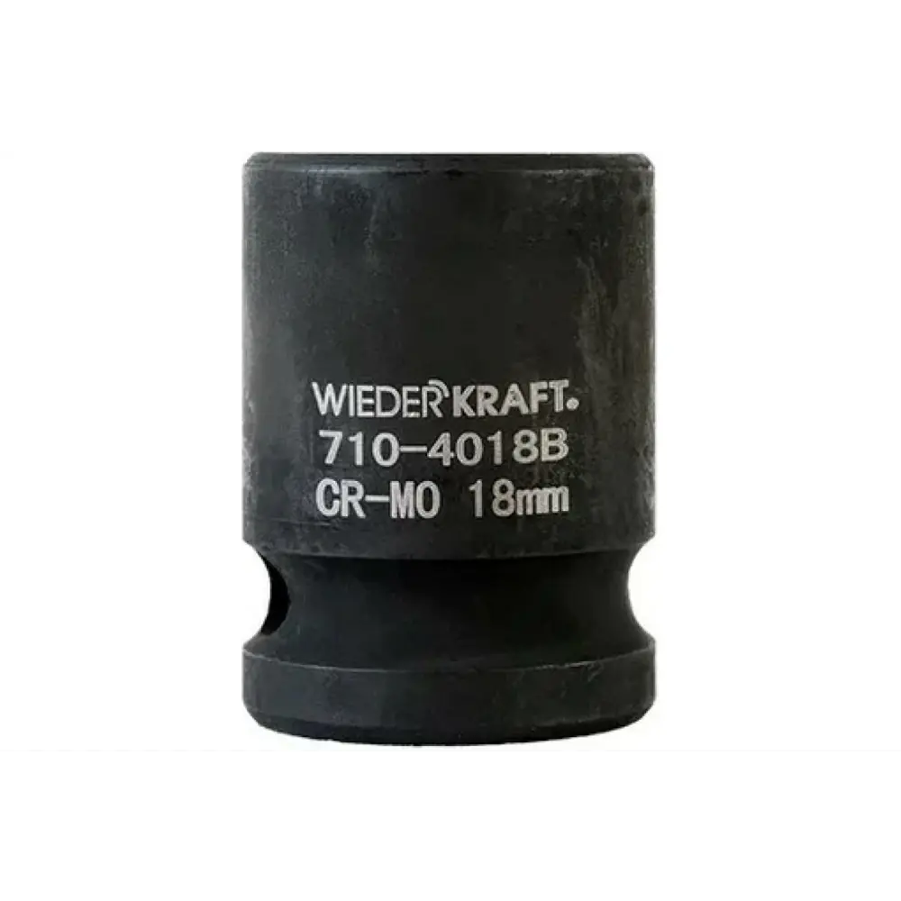 Фото Торцевая головка шестигранная Wiederkraft WDK-710-4018 1/2 дюйма 18 мм Фото Торцевая головка шестигранная Wiederkraft WDK-710-4018 1/2 дюйма 18 мм