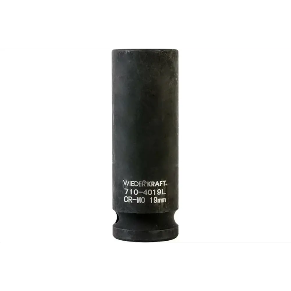 Фото Торцевая головка шестигранная Wiederkraft WDK-710-4019L 1/2 дюйма 19 мм Фото Торцевая головка шестигранная Wiederkraft WDK-710-4019L 1/2 дюйма 19 мм