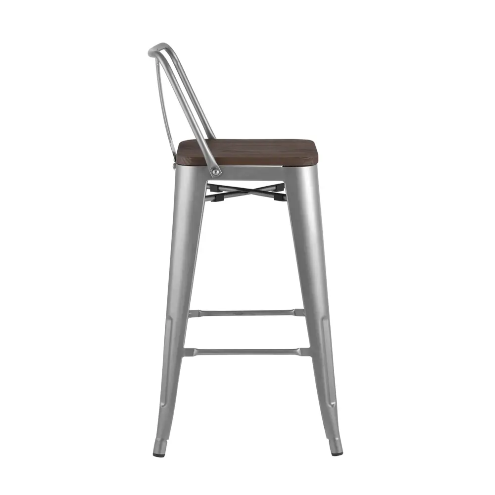 Фото 6 Барный стул Stool Group Tolix 43x97x43 цвет серебристый Фото 6 Барный стул Stool Group Tolix 43x97x43 цвет серебристый