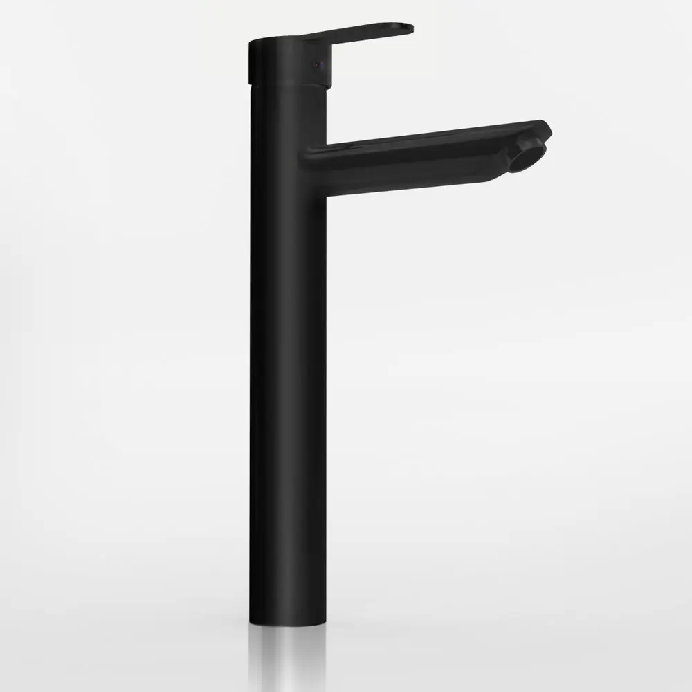 Фото 6 Смеситель для раковины Mega 569966 однорычажный цвет черный Фото 6 Смеситель для раковины Mega 569966 однорычажный цвет черный