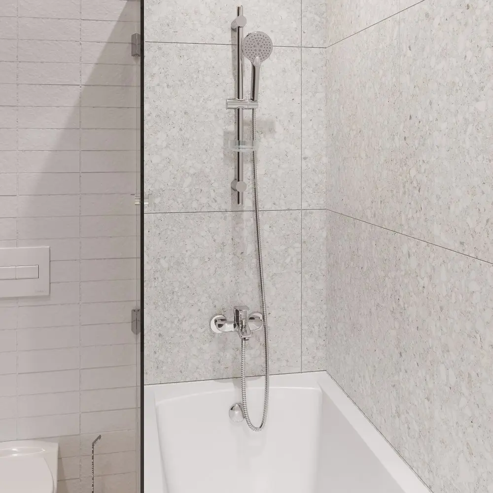 Фото 5 Смеситель для ванны Mega 565814 однорычажный цвет хром Фото 5 Смеситель для ванны Mega 565814 однорычажный цвет хром