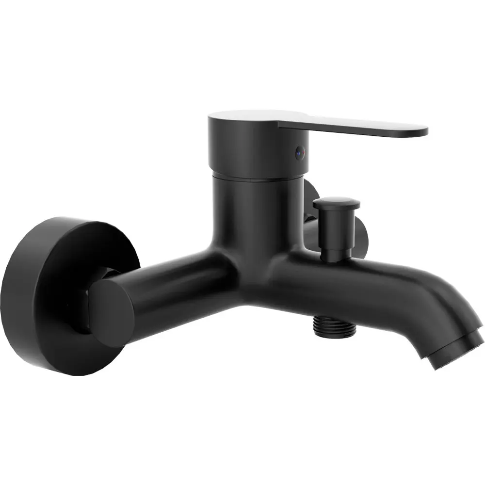 Фото 10 Смеситель для ванны Mega 569869 однорычажный цвет черный Фото 10 Смеситель для ванны Mega 569869 однорычажный цвет черный