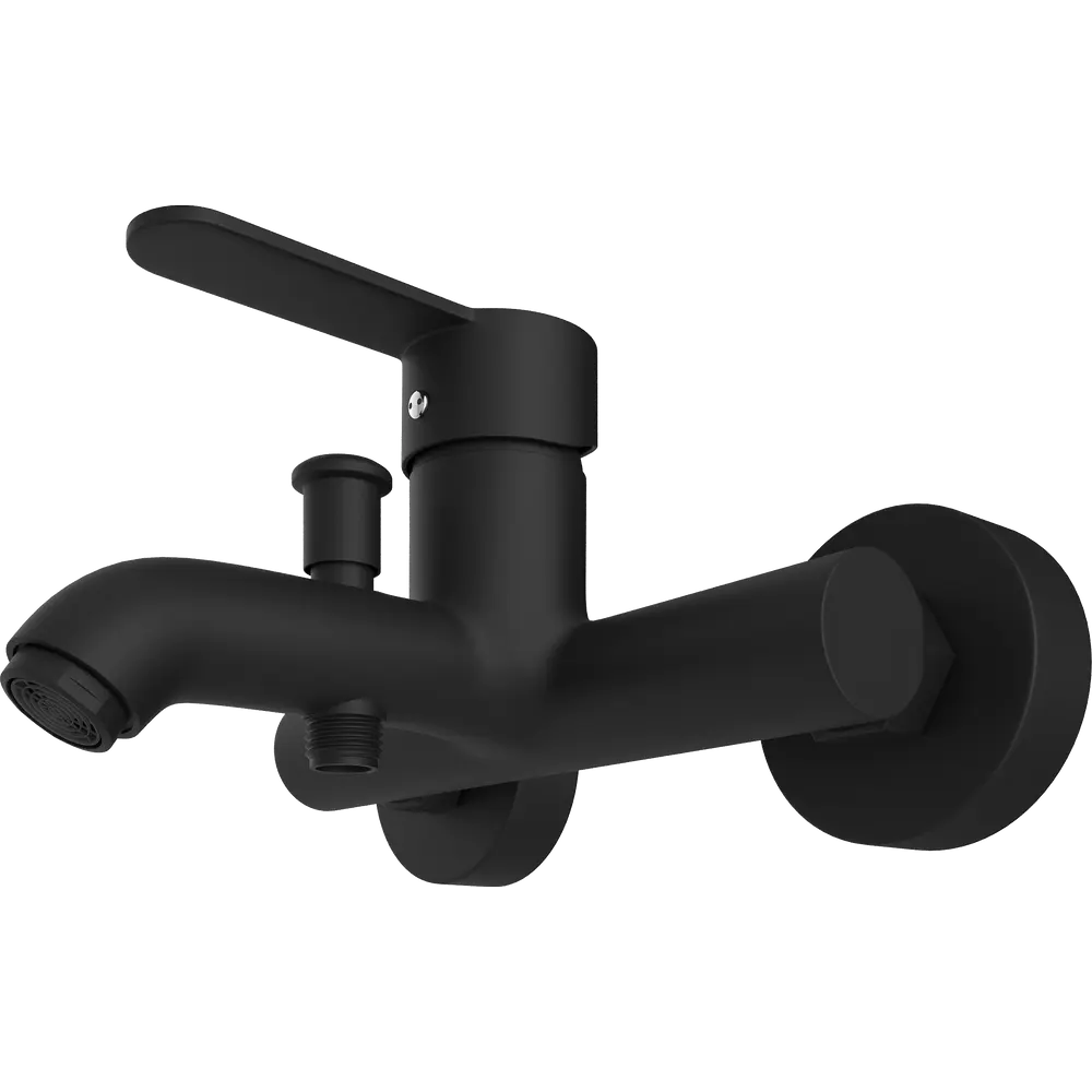 Фото 6 Смеситель для ванны Mega 569869 однорычажный цвет черный Фото 6 Смеситель для ванны Mega 569869 однорычажный цвет черный