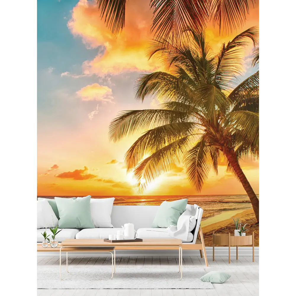 Фото Фотообои флизелиновые Postermarket 368x254 см WM-56NW Пальма Фото Фотообои флизелиновые Postermarket 368x254 см WM-56NW Пальма