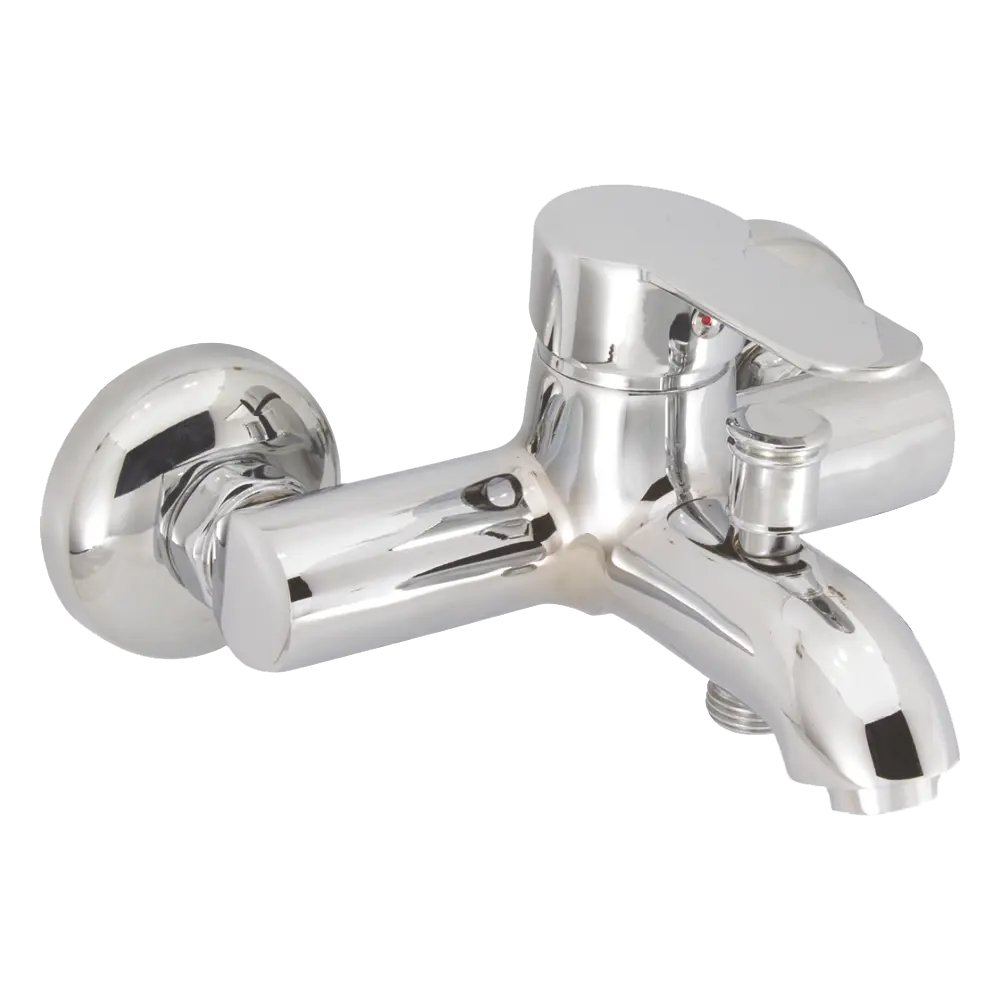 Фото 4 Смеситель для ванны Mega 576117 однорычажный с душевой лейкой цвет хром Фото 4 Смеситель для ванны Mega 576117 однорычажный с душевой лейкой цвет хром