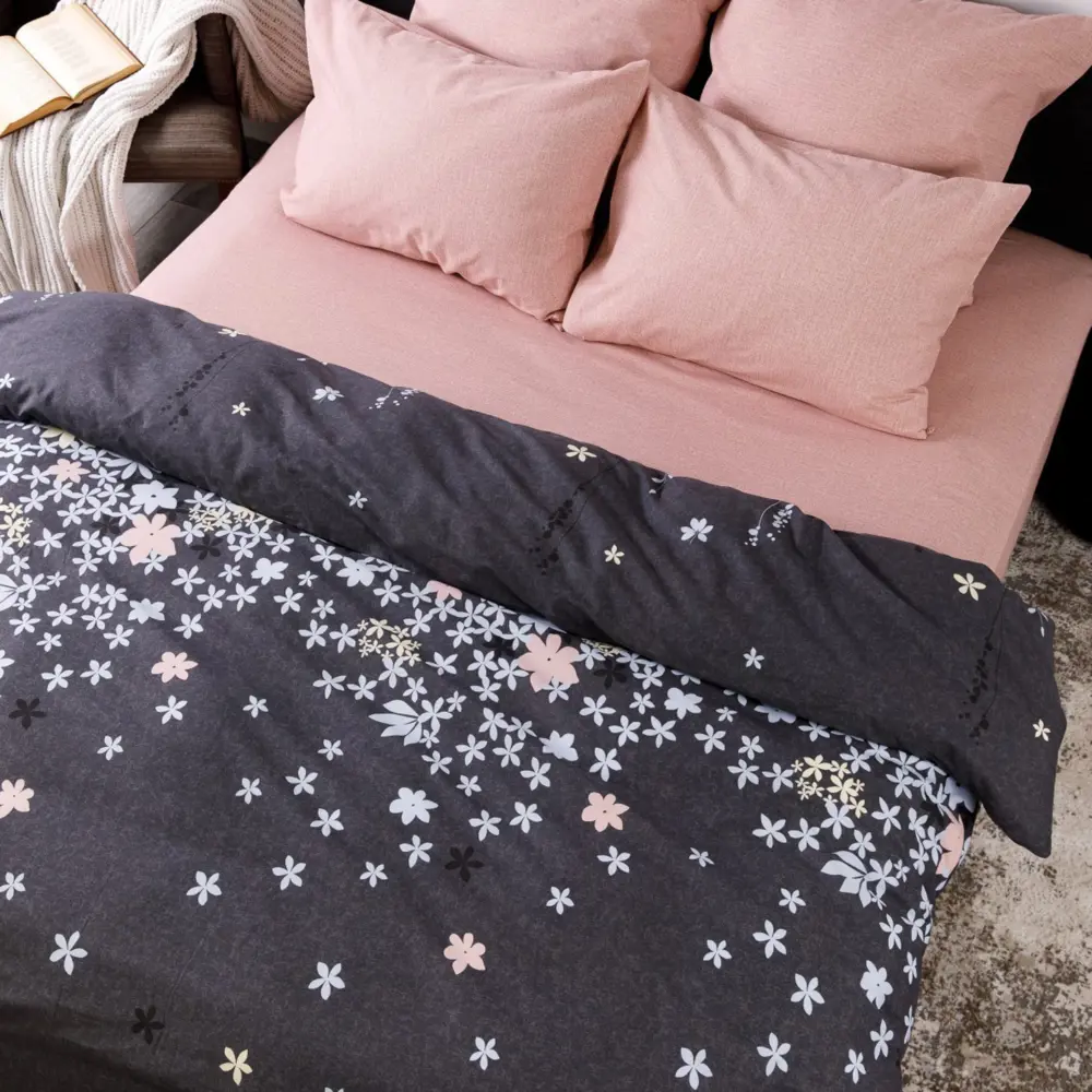 Фото 2 Комплект постельного белья Luisa de Rizzo 9525952, полутораспальный, бязь цвет розовый Фото 2 Комплект постельного белья Luisa de Rizzo 9525952, полутораспальный, бязь цвет розовый