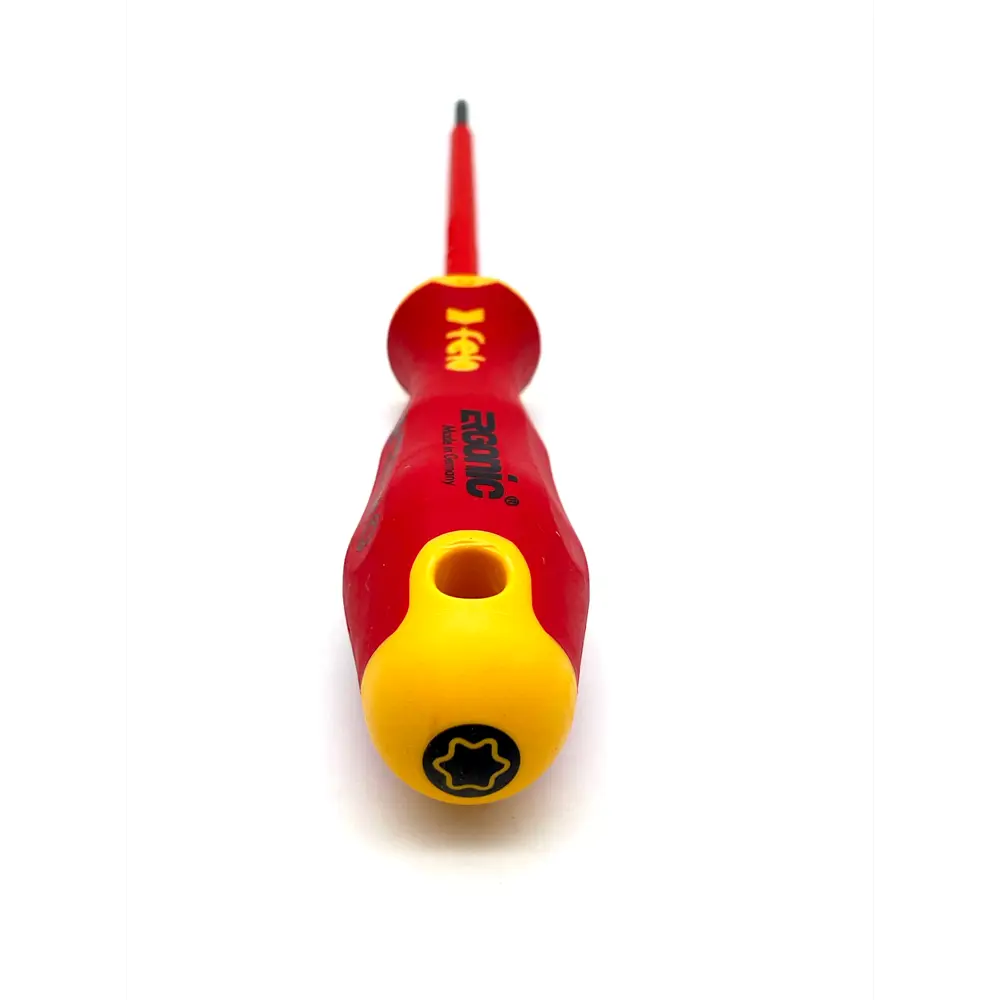 Фото 3 Отвертка Torx диэлектрическая Felo Ergonic 41815390 T15x100 мм Фото 3 Отвертка Torx диэлектрическая Felo Ergonic 41815390 T15x100 мм