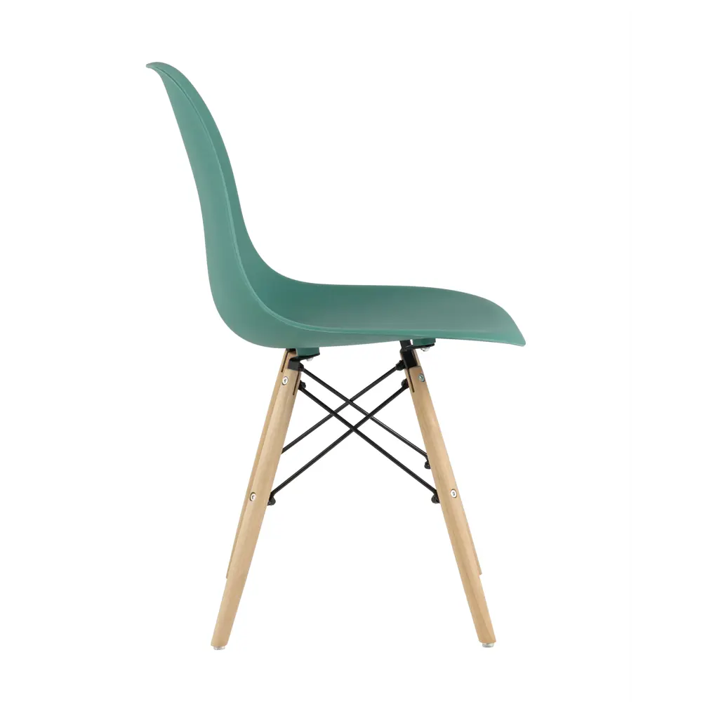Фото 2 Стул кухонный Стул груп DSW Style 81x42x46 см пластик цвет темно-зеленый Фото 2 Стул кухонный Стул груп DSW Style 81x42x46 см пластик цвет темно-зеленый
