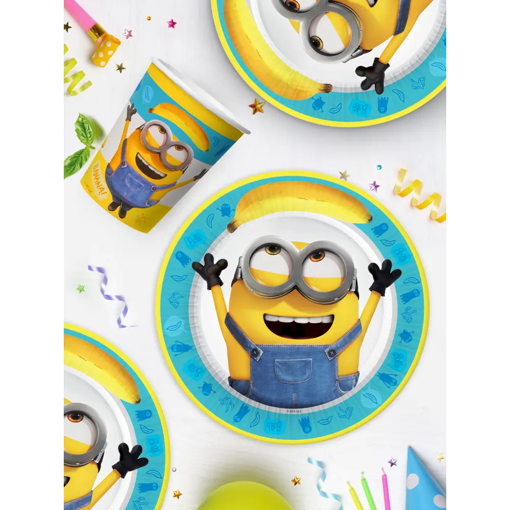Фото 5 Набор одноразовой посуды ND Play Minions 24 предмета 12 персон бумага цвет разноцветный Фото 5 Набор одноразовой посуды ND Play Minions 24 предмета 12 персон бумага цвет разноцветный
