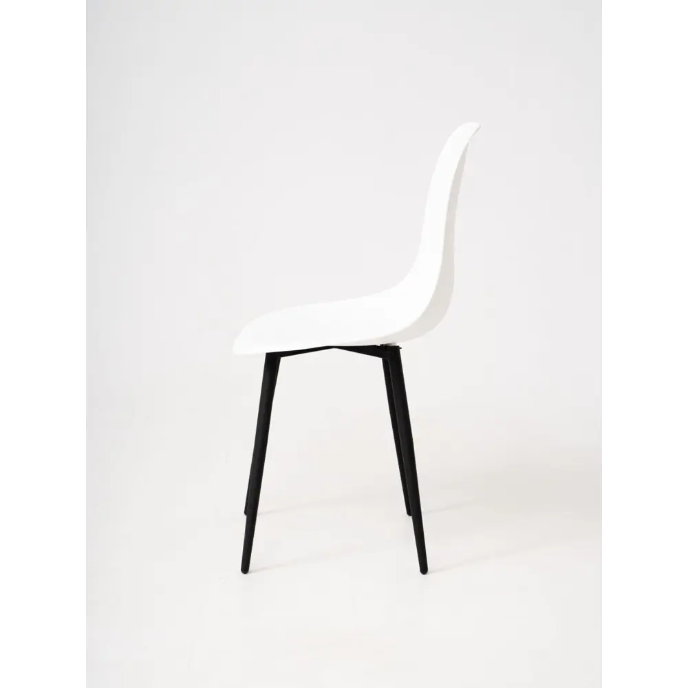Фото 8 Комплект кухонных стульев 2 шт Амг интерьер Eames 25 87x40x46 см пластик цвет белый премиум Фото 8 Комплект кухонных стульев 2 шт Амг интерьер Eames 25 87x40x46 см пластик цвет белый премиум