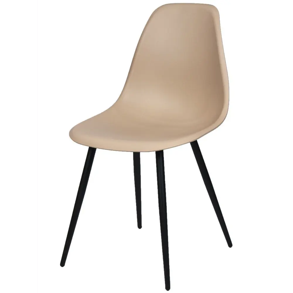 Фото 6 Комплект кухонных стульев 2 шт Амг интерьер Eames 25 87x40x46 см пластик цвет кремовый Фото 6 Комплект кухонных стульев 2 шт Амг интерьер Eames 25 87x40x46 см пластик цвет кремовый