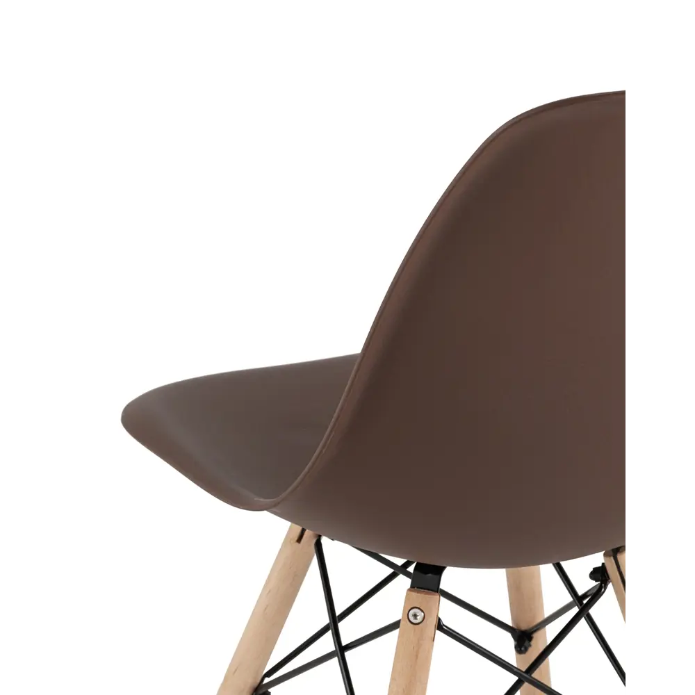 Фото 9 Комплект кухонных стульев 2 шт Стул груп Dsw style 81x42x46 см пластик цвет коричневый Фото 9 Комплект кухонных стульев 2 шт Стул груп Dsw style 81x42x46 см пластик цвет коричневый