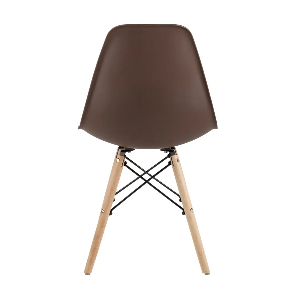 Фото 7 Комплект кухонных стульев 2 шт Стул груп Dsw style 81x42x46 см пластик цвет коричневый Фото 7 Комплект кухонных стульев 2 шт Стул груп Dsw style 81x42x46 см пластик цвет коричневый