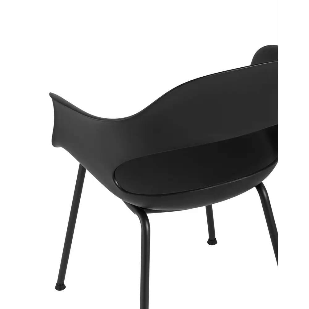 Фото 9 Комплект кухонных стульев 2 шт Стул груп Lady 81x56x42 см пластик цвет черный Фото 9 Комплект кухонных стульев 2 шт Стул груп Lady 81x56x42 см пластик цвет черный