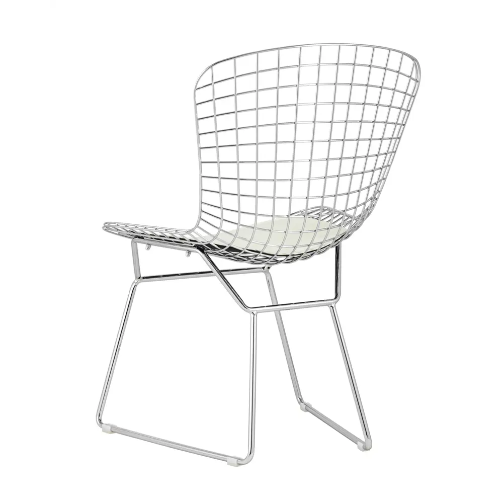 Фото 4 Комплект кухонных стульев 2 шт Стул груп Bertoia 83x56x53 см искусственная кожа цвет белый