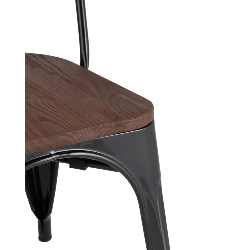Фото 6 Комплект кухонных стульев 2 шт Стул груп Tolix wood 85x51x36 см дерево цвет черный Фото 6 Комплект кухонных стульев 2 шт Стул груп Tolix wood 85x51x36 см дерево цвет черный