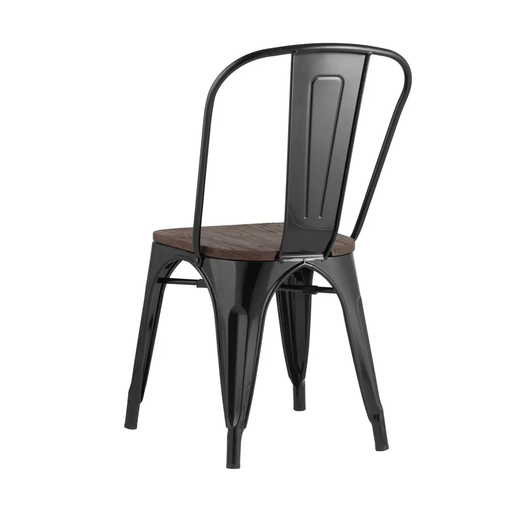 Фото 8 Комплект кухонных стульев 2 шт Стул груп Tolix wood 85x51x36 см дерево цвет черный Фото 8 Комплект кухонных стульев 2 шт Стул груп Tolix wood 85x51x36 см дерево цвет черный