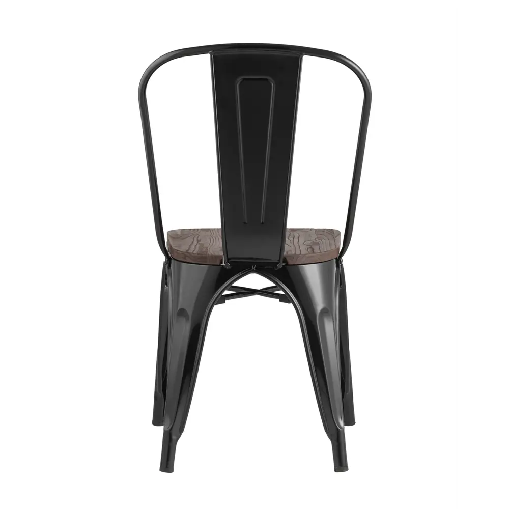 Фото 7 Комплект кухонных стульев 2 шт Стул груп Tolix wood 85x51x36 см дерево цвет черный Фото 7 Комплект кухонных стульев 2 шт Стул груп Tolix wood 85x51x36 см дерево цвет черный