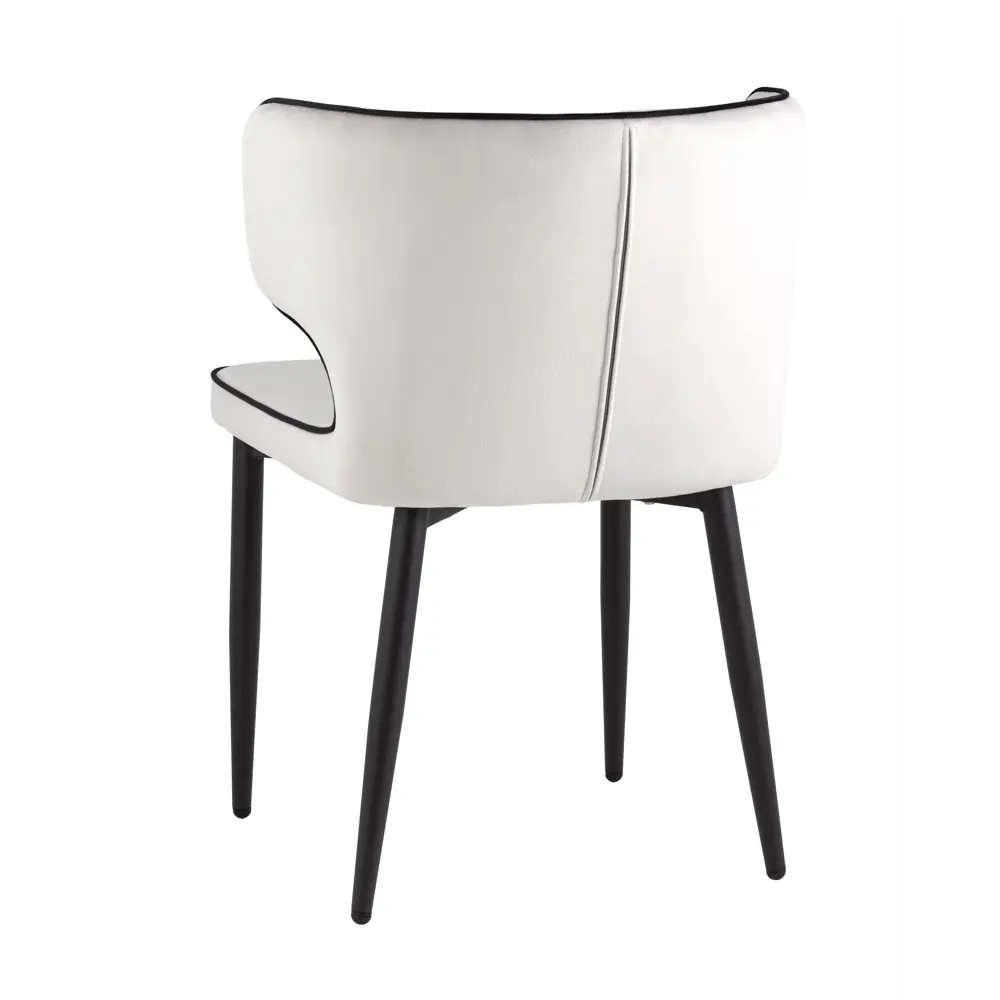 Фото 6 Комплект кухонных стульев 2 шт Стул груп Матео 86x57x48 см велюр цвет светло-серый Фото 6 Комплект кухонных стульев 2 шт Стул груп Матео 86x57x48 см велюр цвет светло-серый